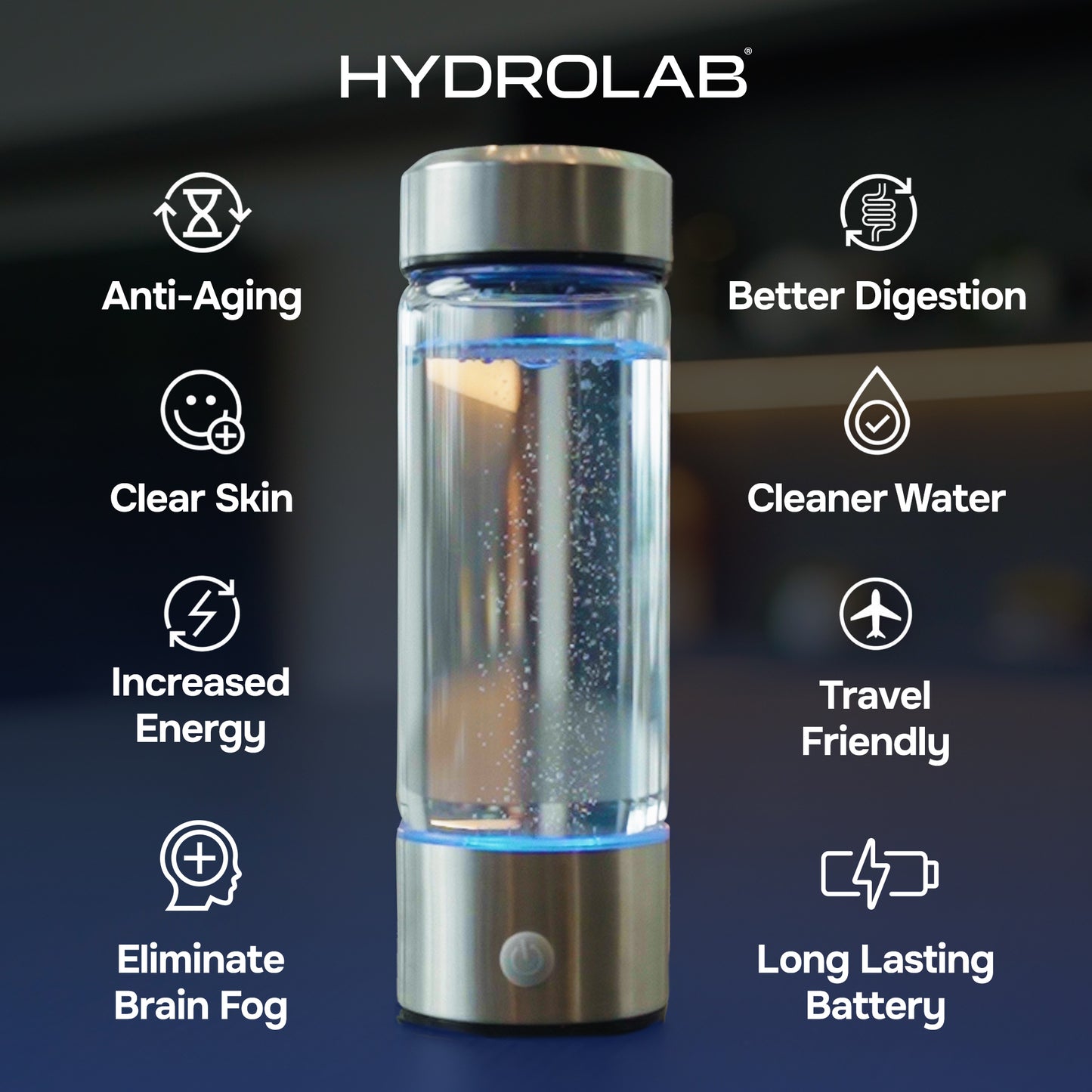 HydroLab® 2.0 Hydrogen Water Bottle 420ml