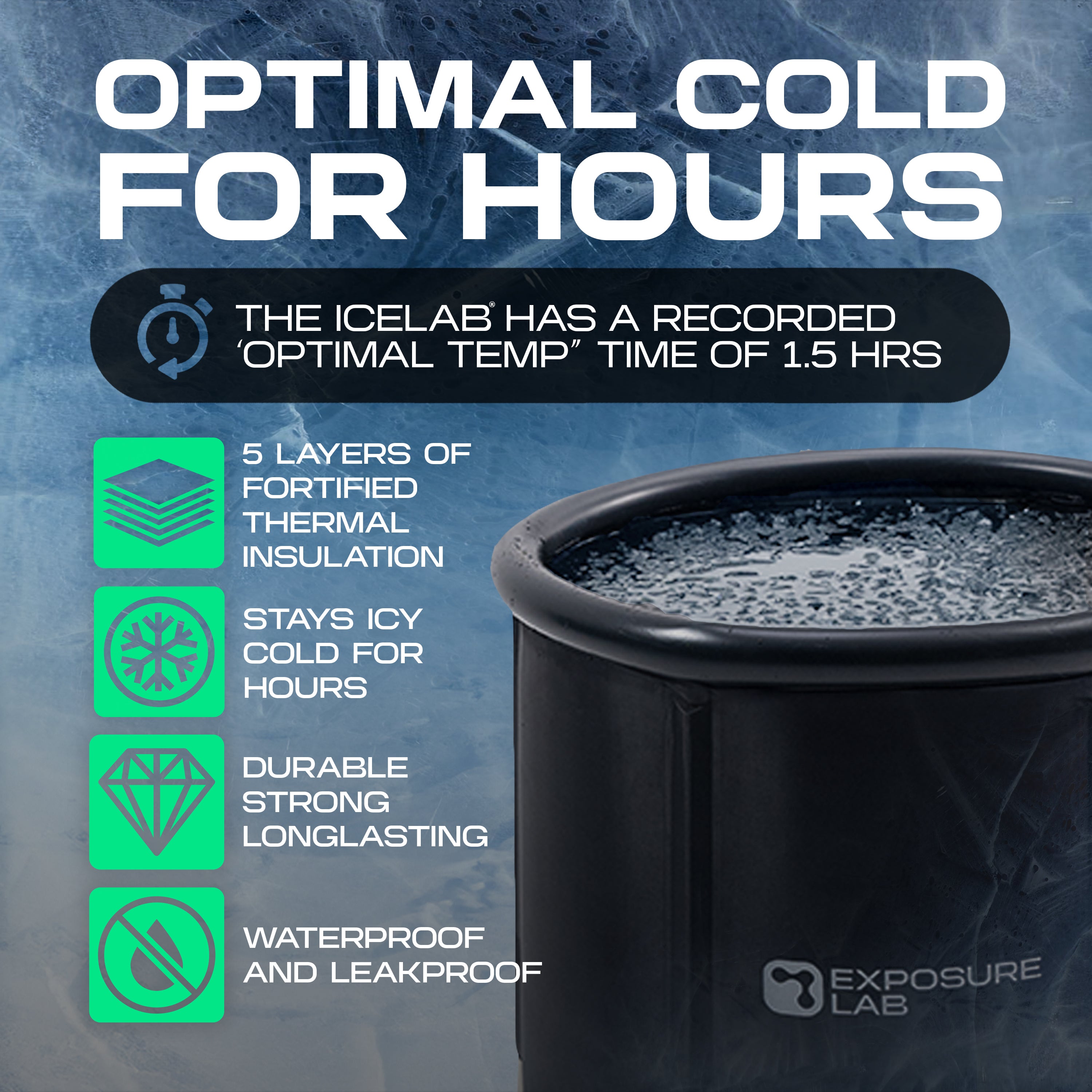 ExposureLab® Portable Ice Bath (Icelab®) – Exposure Lab